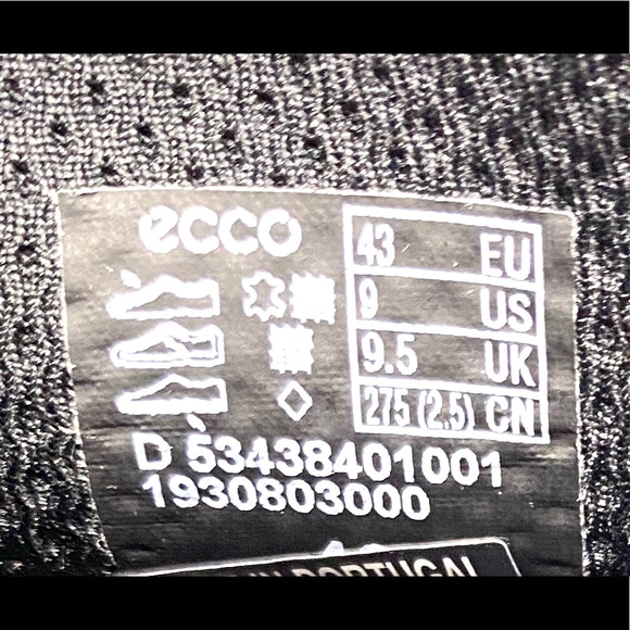 🌿Sale🌿 ECCO Ennio Slip On Suede Men's Sneakers Black Size 9 - Picture 8 of 9